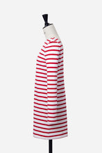 画像をギャラリービューアに読み込む, Back Open Striped Mini Dress | Stone
