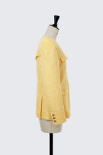 画像をギャラリービューアに読み込む, V-Neck Tweed Jacket | Citrine
