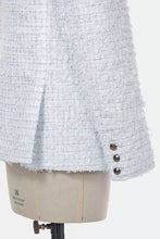 画像をギャラリービューアに読み込む, V-Neck Tweed Jacket | Shell White
