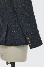 画像をギャラリービューアに読み込む, V-Neck Tweed Jacket | Stone
