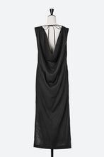 画像をギャラリービューアに読み込む, Open-Back Draped Sleeveless Dress | Shell White

