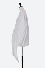 画像をギャラリービューアに読み込む, Tie-Front Shirt | Orange
