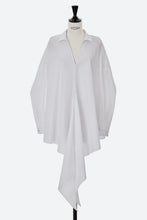 画像をギャラリービューアに読み込む, Tie-Front Shirt | Stone

