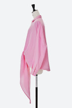 画像をギャラリービューアに読み込む, Linen Tie-Front Shirt | Cherry Blossom

