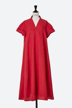 画像をギャラリービューアに読み込む, V-neck Dress | Red
