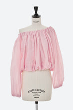 画像をギャラリービューアに読み込む, Crinkle Blouse | Shell White
