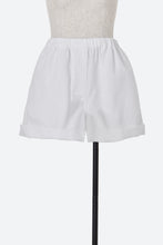 画像をギャラリービューアに読み込む, Linen Short Pants | Shell White
