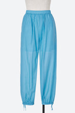 画像をギャラリービューアに読み込む, Crinkle Gathered Pants | Sea Blue
