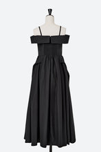 画像をギャラリービューアに読み込む, Off-Shoulder Cotton Pleated &amp; Gathered Dress | Shell White
