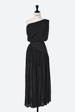 Load image into Gallery viewer, Gathered Off-Shoulder Dress | Stone

