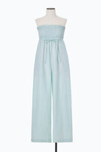 画像をギャラリービューアに読み込む, Shirred Gathered Strapless Jumpsuit | Pale Mint
