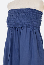 画像をギャラリービューアに読み込む, Shirred Gathered Strapless Jumpsuit | Stone
