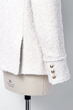 画像をギャラリービューアに読み込む, V-Neck Tweed Jacket | Cream
