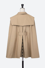 画像をギャラリービューアに読み込む, Short Cape Trench Coat | Sahara
