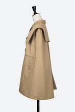 画像をギャラリービューアに読み込む, Short Cape Trench Coat | Sahara
