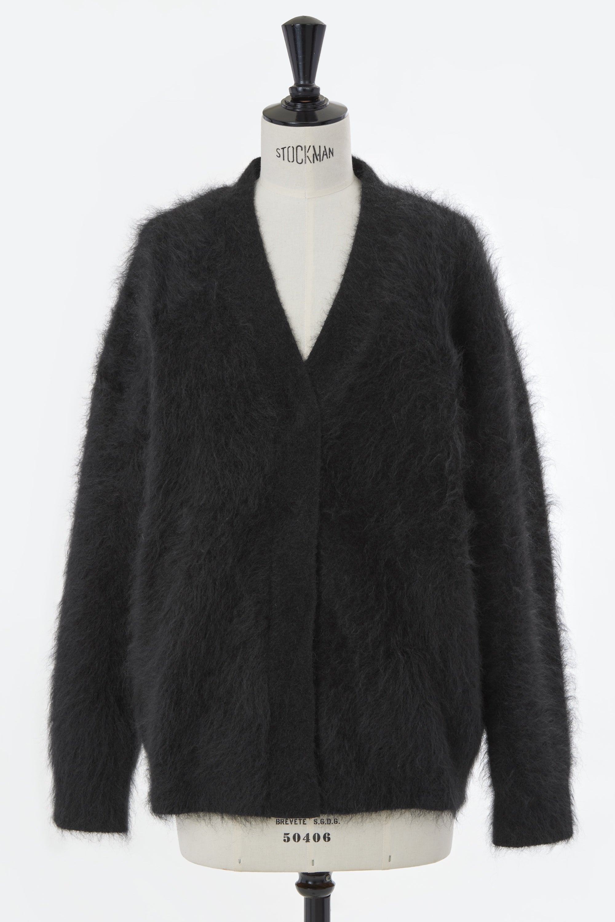Wool Mohair Knit Big Cardigan | Stone – MYLAN ONLINE SHOP