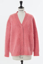 画像をギャラリービューアに読み込む, Wool Mohair Knit Big Cardigan | Cherry Blossom

