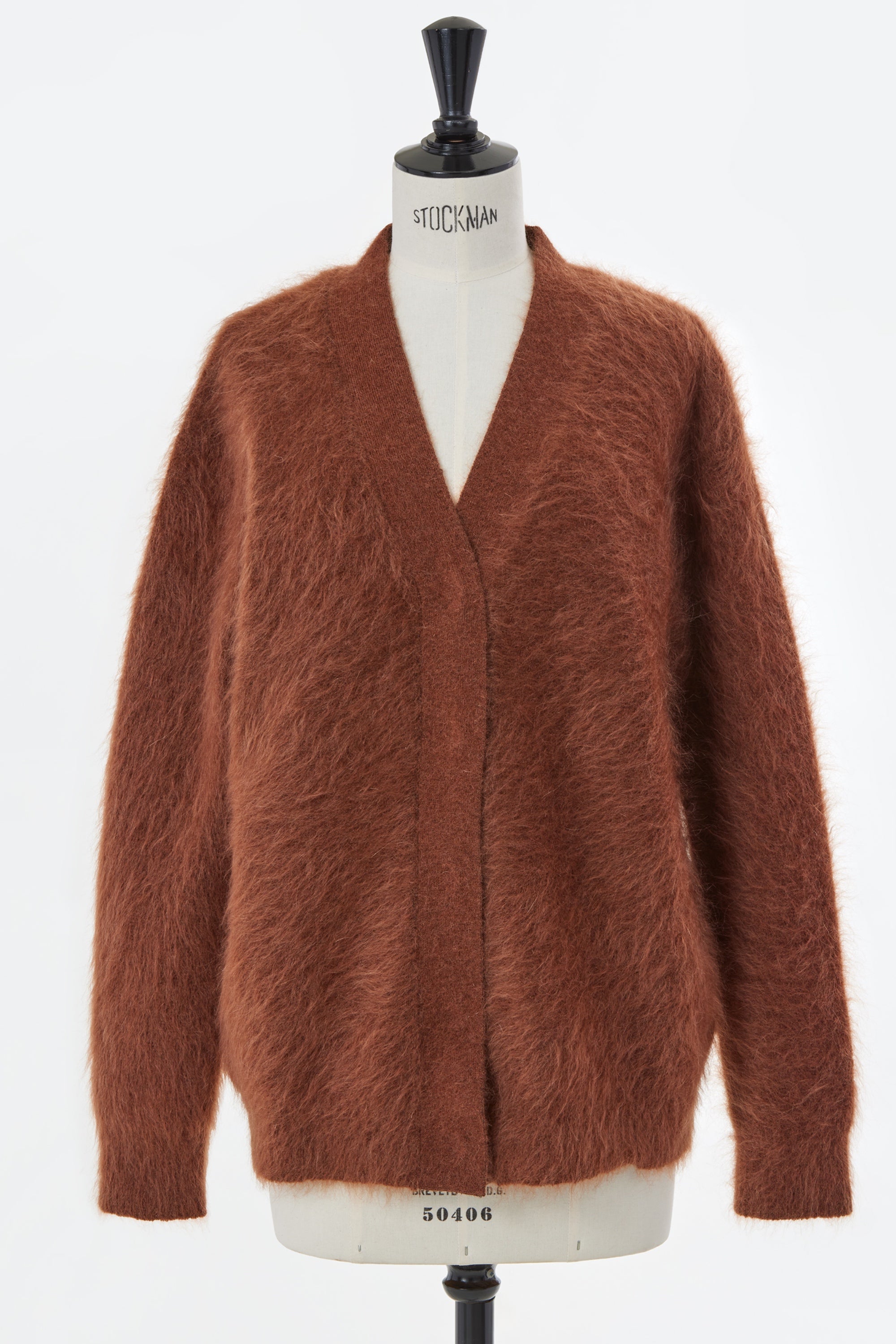 Wool Mohair Knit Big Cardigan | Stone – MYLAN ONLINE SHOP