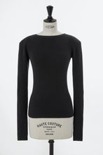画像をギャラリービューアに読み込む, Cashmere Back-Open Knit Top | Stone
