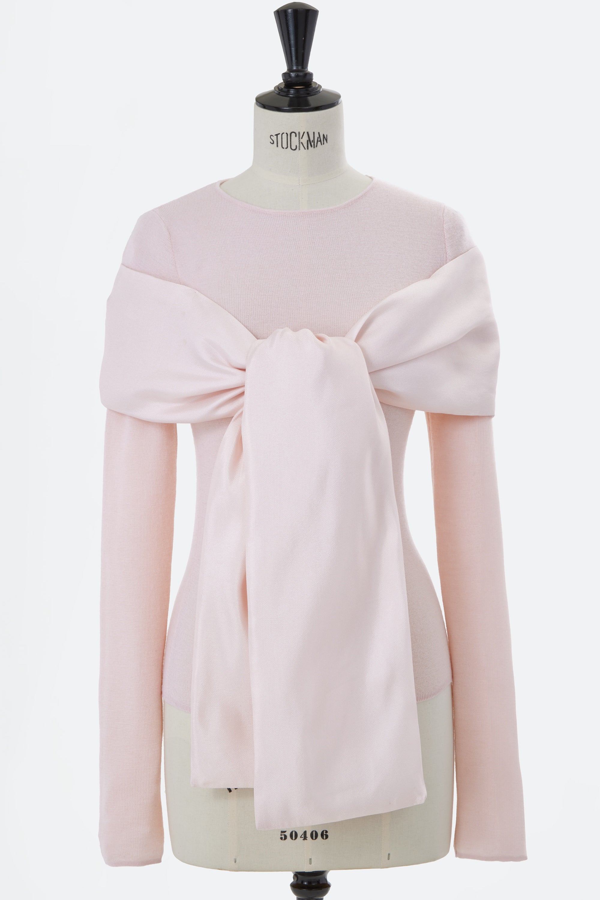 マイラン　MYLAN カシミヤニット　トップス　ピンク Cashmere Knit with Silk Ribbon | Cherry Blossom – MYLAN ONLINE SHOP