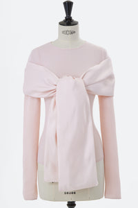 Cashmere Knit with Silk Ribbon | Cherry Blossom – MYLAN ONLINE SHOP