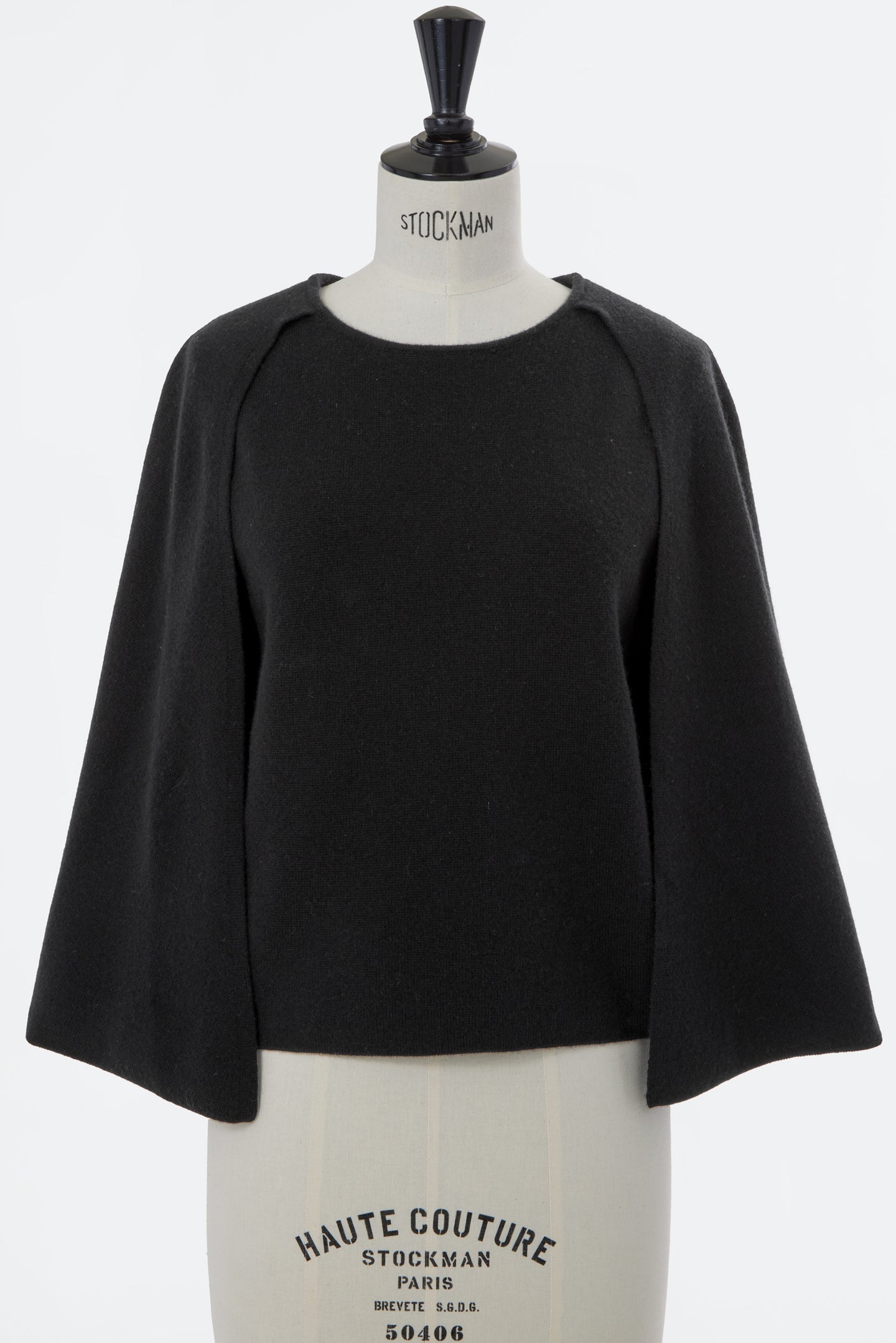 Wool Cashmere Cape Knit | Stone
