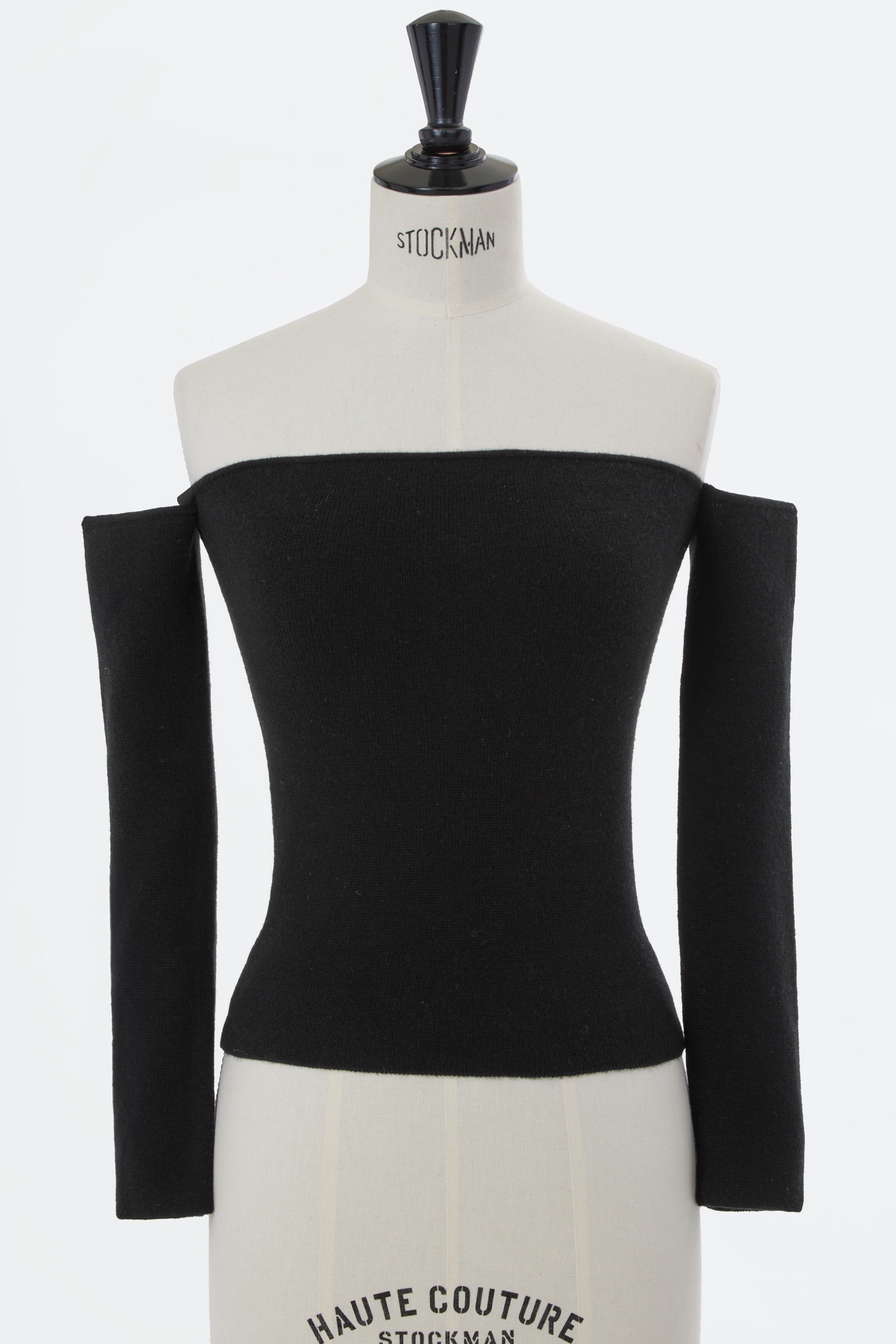 MYLAN カシミヤオフショルダー長袖ニット Wool Cashmere Off-Shoulder Knit | Charcoal Grey – MYLAN ONLINE SHOP