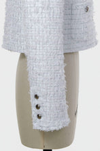 画像をギャラリービューアに読み込む, Cropped Tweed Jacket | Shell White
