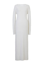 Load image into Gallery viewer, Cashmere Back Cross Rib Knit Dress | Pearl
