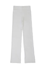 Load image into Gallery viewer, Cashmere Side Slit Rib Knit Pants | Pearl
