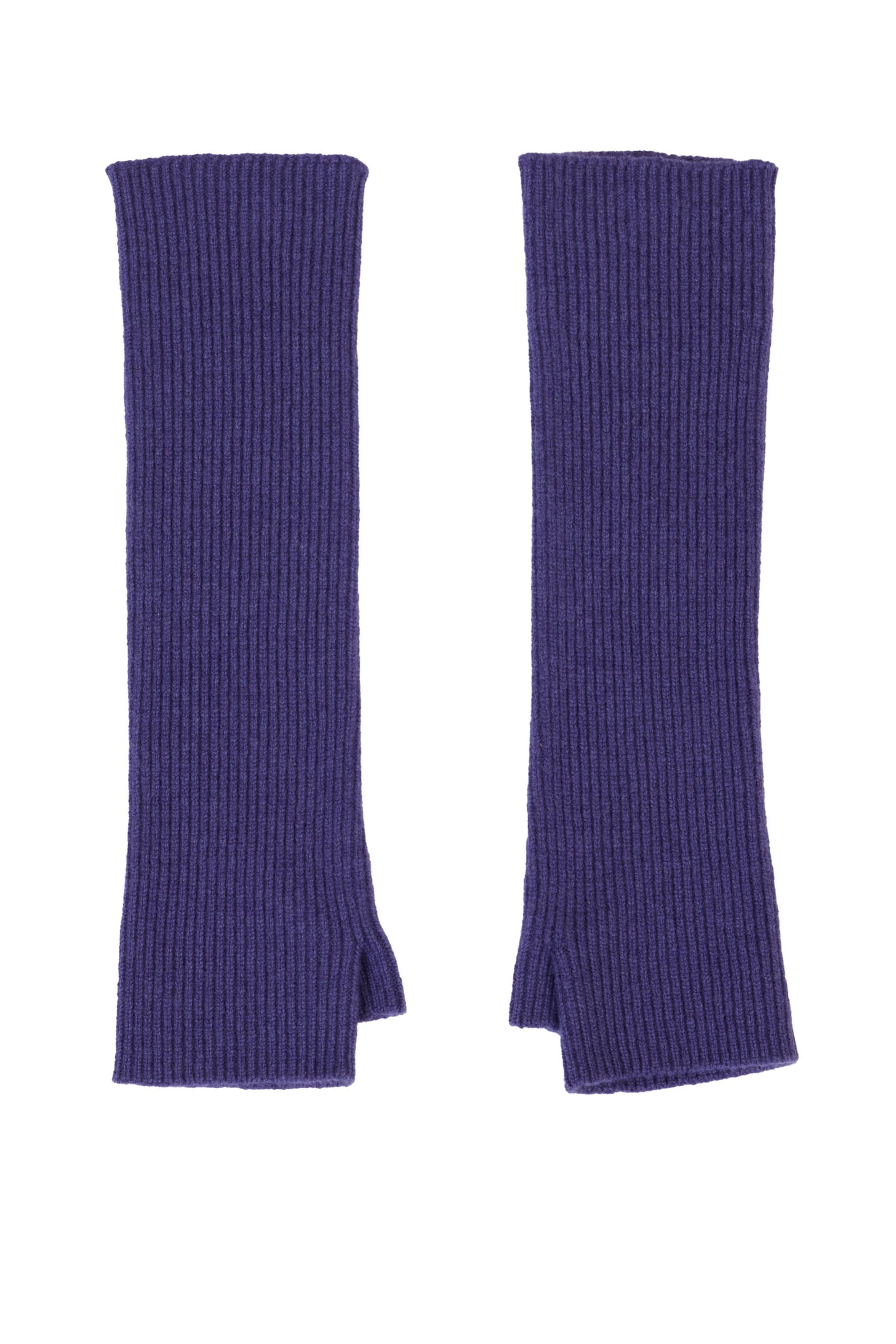 Cashmere Knit Fingerless Gloves | Orchid
