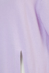 Cashmere Side Slit Knit Dress | Stone