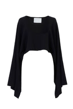 Load image into Gallery viewer, Cashmere 2 way poncho Knit | Stone
