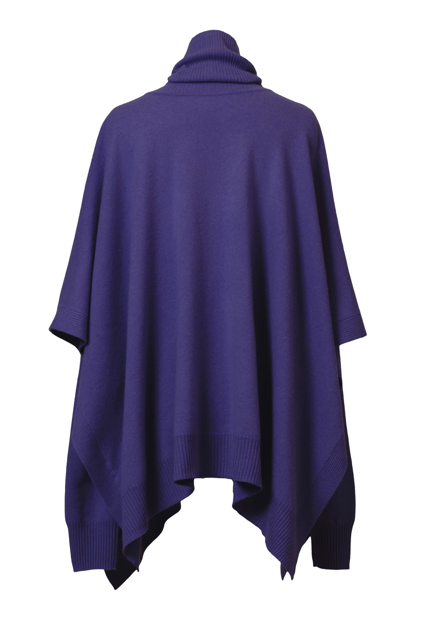 Cashmere Knit Poncho Top | Indigo – MYLAN ONLINE SHOP