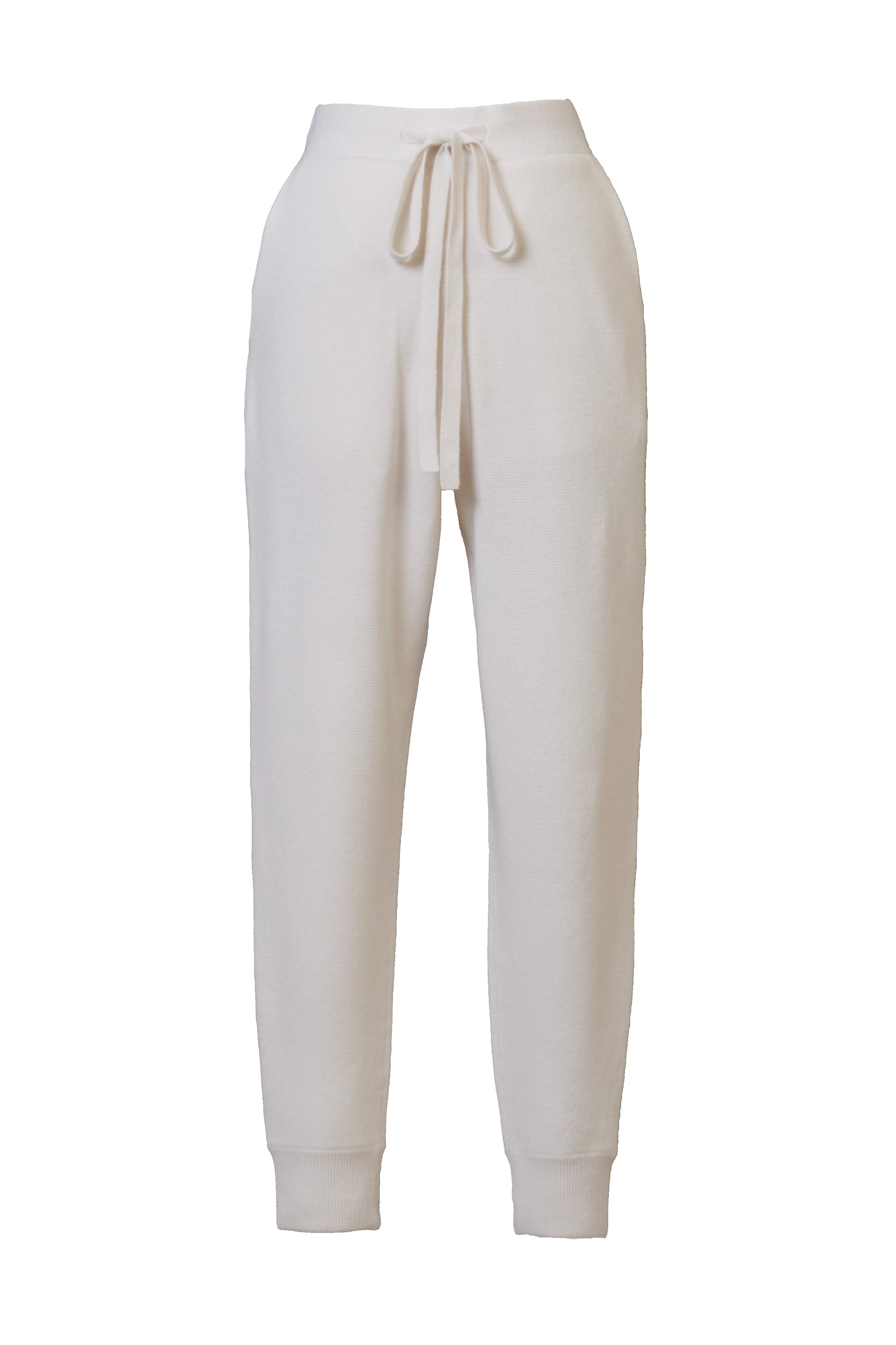 Cashmere Jogger Knit Pants | Pearl – MYLAN ONLINE SHOP