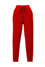 Load image into Gallery viewer, Cashmere Jogger Knit Pants | Ruby
