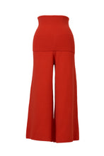 Load image into Gallery viewer, Cashmere Rib Hi Waist Pants | Coral Red
