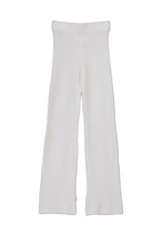 Load image into Gallery viewer, Cashmere Rib knit Pants | Shell White
