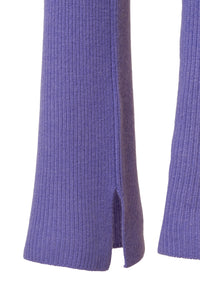 Cashmere Rib knit Pants | Stone