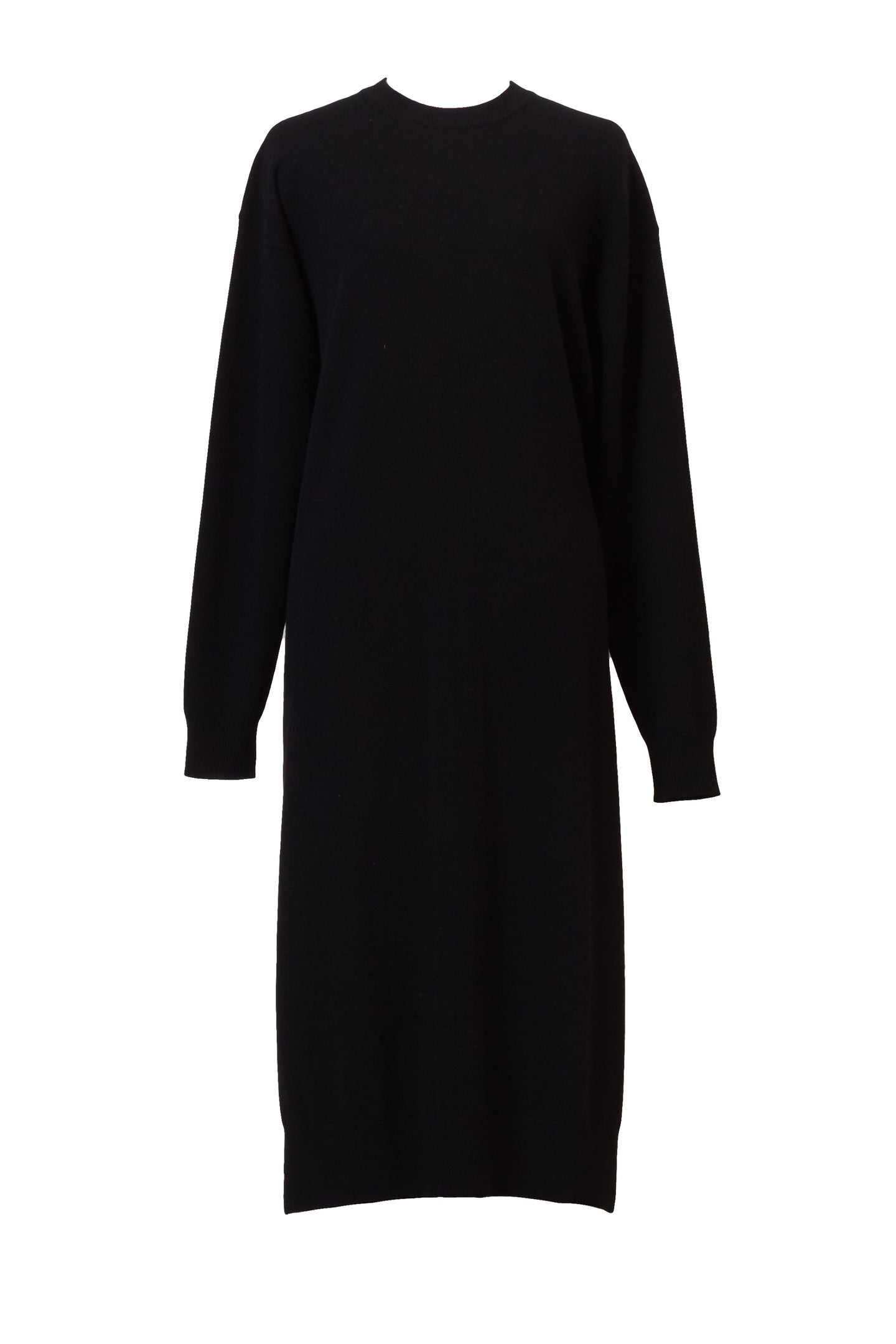 Cashmere Knit Side Slit Dress | Stone