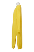 Load image into Gallery viewer, Cashmere Knit Side Slit Dress | Sunshine
