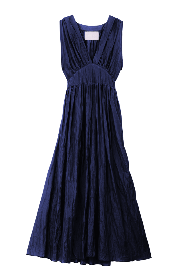 Crinkle Maxi One Piece | Navy – MYLAN ONLINE SHOP