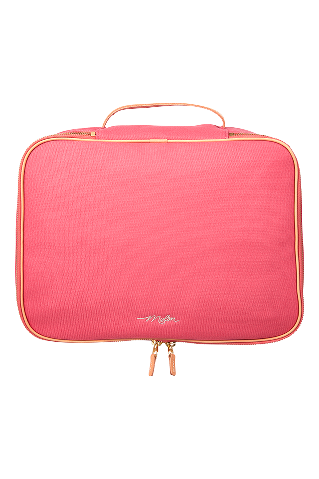 Travel Square Pouch - Large | Coral Pink