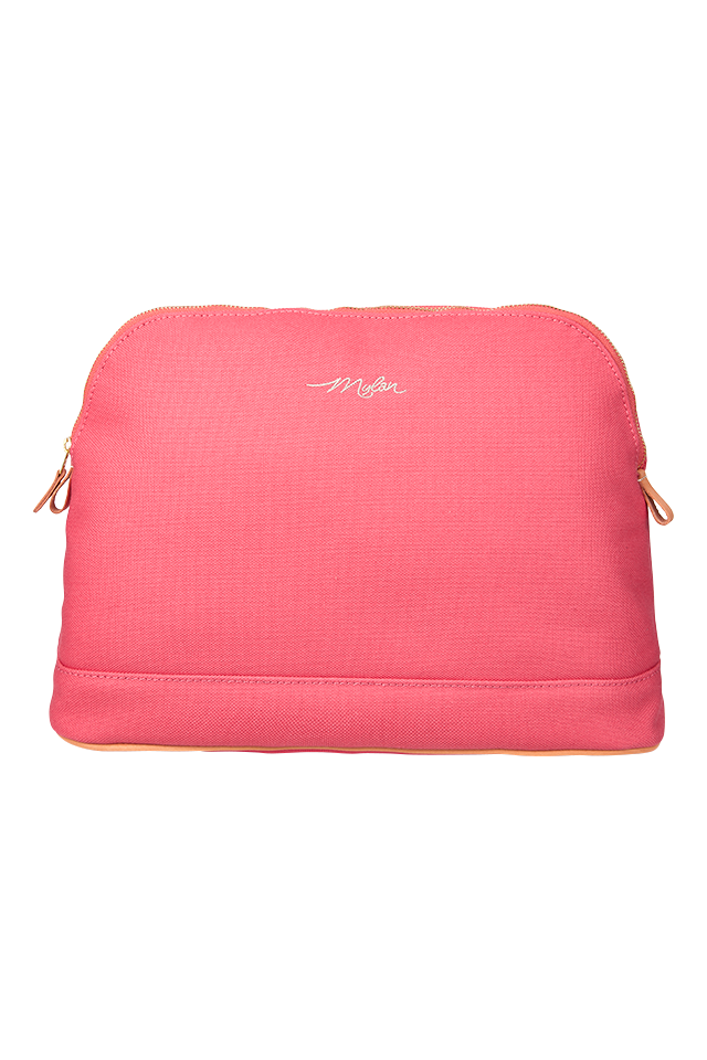 Travel Pouch - Large | Coral Pink – MYLAN ONLINE SHOP Travel Pouch - Large | Coral Pink – MYLAN ONLINE SHOP
