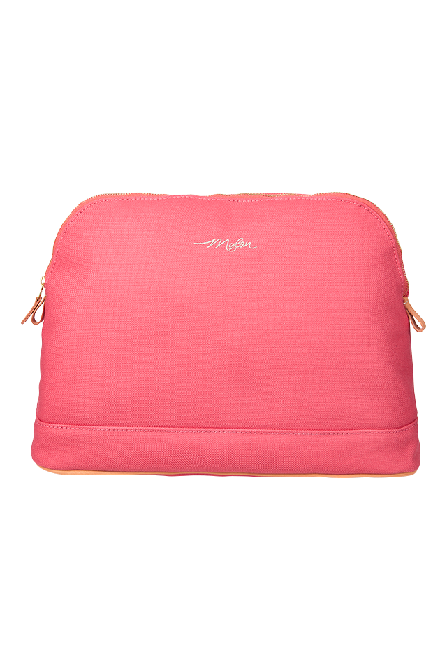 Travel Pouch - Large | Coral Pink