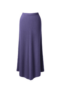 Rib Knit Skirt | Mauve