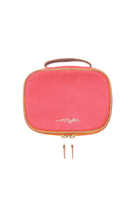 Travel Square Pouch - Small | Coral Pink