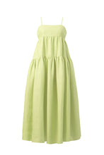 Load image into Gallery viewer, Back Ribbon Tiered Maxi Dress | Citrine
