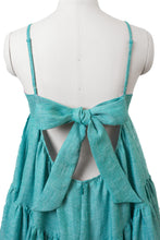 Load image into Gallery viewer, Back Ribbon Tiered Maxi Dress | Citrine
