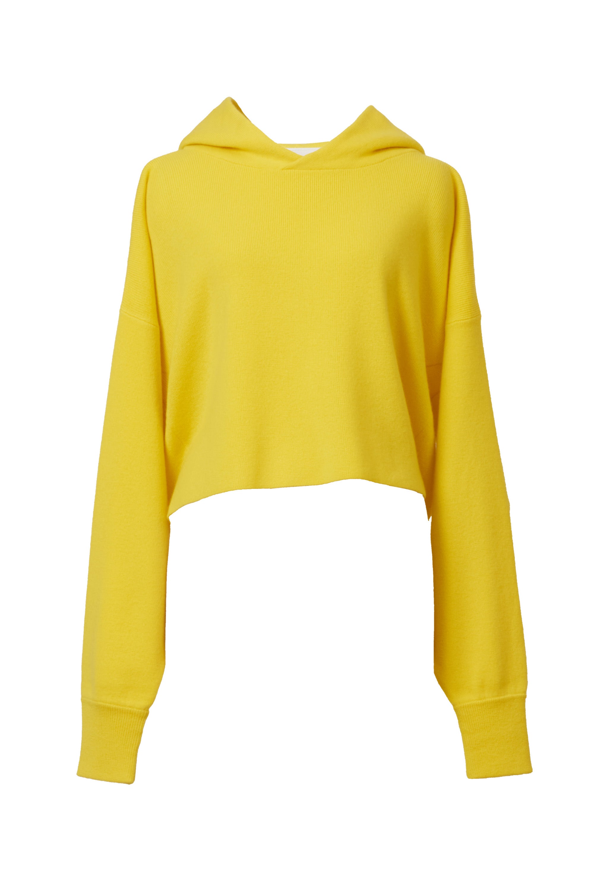 Cashmere Knit Short Hoodie | Citrine – MYLAN ONLINE SHOP